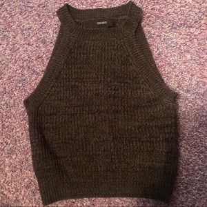 Knitted cropped top